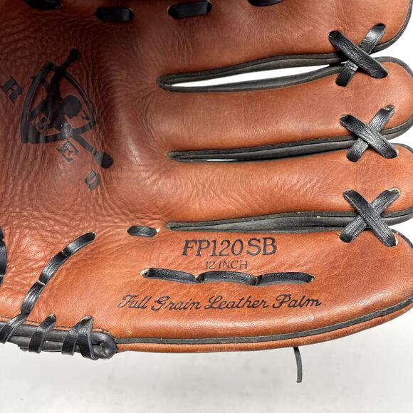 Rawlings Red-Brown & Black 12" Fastpitch Softball Glove Mitt RHT Leather - Picture 9 of 9